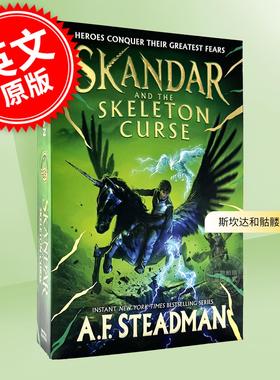 预售 斯坎达系列第四部 斯坎达和骷髅诅咒 青少年读物奇幻小说 英文原版 Skandar and the Skeleton Curse 8-12岁