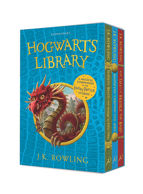 现货 霍格沃茨学校图书馆套装 Harry Potter The Hogwarts Library Box Set 英文原版进口正版 小说哈利波特外传周边 J.K. Rowling