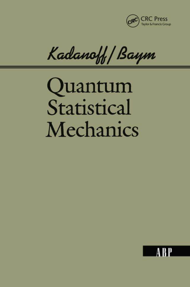 预售 按需印刷 Quantum Statistical Mechanics