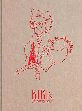 吉卜力工作室魔女宅急便素描笔记本 动画电影周边书 英文原版 Studio Ghibli Kiki's Delivery Service Sketchbook