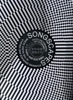 歌曲景观：音乐场景中令人惊叹的图形和视觉效果 英文原版 Songscapes: Stunning Graphics and Visuals in the Music Scene