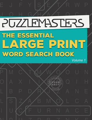 预售 按需印刷 The Essential Large Print Word Search Book