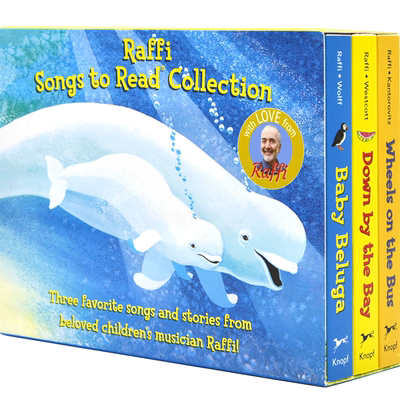 现货 Raffi 英文原版 儿歌绘本套装（3本） 硬纸书 Raffi Songs to Read Boxed Set 英语早教启蒙书籍
