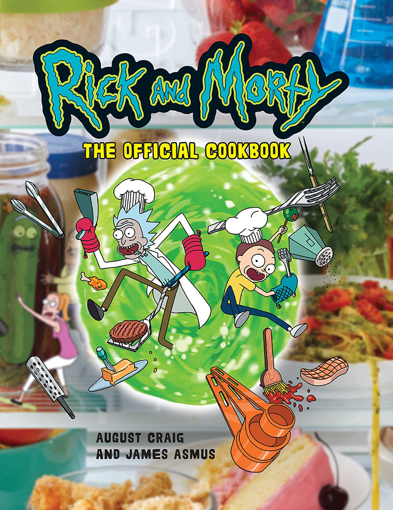 瑞克和莫蒂官方食谱周边书英文原版Rick& Morty: The Official Cookbook-封面