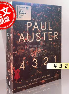 预售 4321 入围布克奖短名单小说 保罗奥斯特 Paul Auster  英文原版 4 3 2 1