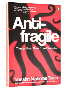 预售 反脆弱 学习从无序和不确定性中获益 英文原版 Antifragile Things That Gain from Disorder 纳西姆尼古拉斯塔勒布