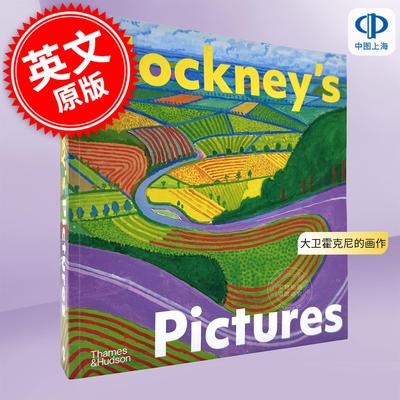 大卫霍克尼的画作 David Hockney艺术画集 Thames & Hudson出版社 英文原版 Hockney's Pictures