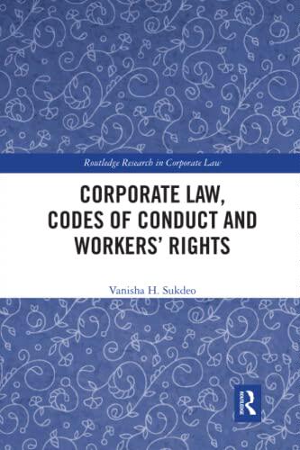 预售 按需印刷 Corporate Law, Codes of Conduct and Workers&rsquo; Rights