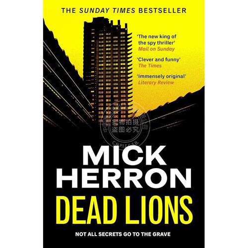 现货 死狮 斯劳部门流人系列2 间谍小说 英文原版 Dead Lions Slough House Book 2 Mick Herron