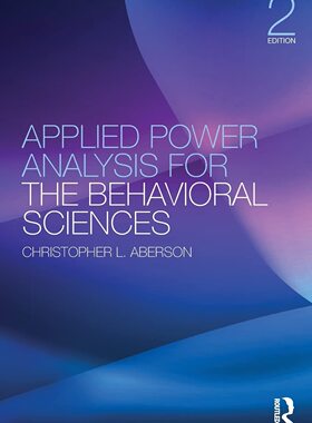 预售 按需印刷 Applied Power Analysis for the Behavioral Sciences