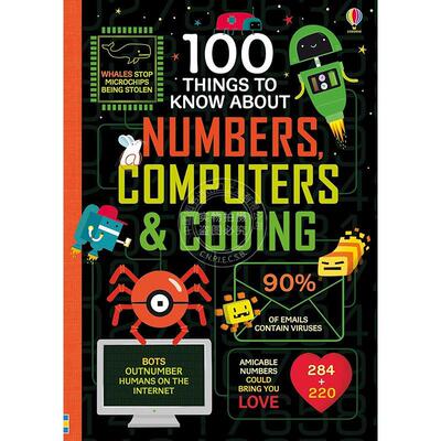 关于数字的100件事 Usborne出版社 英文原版 100 Things To Know About Numbers 8+岁