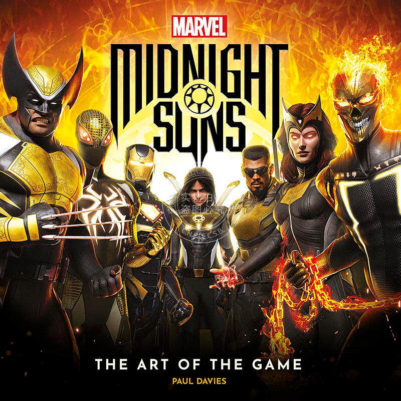 漫威午夜之子游戏设定集 进口插画原画艺术书籍  英文原版 Marvel's Midnight Suns - The Art of the Game