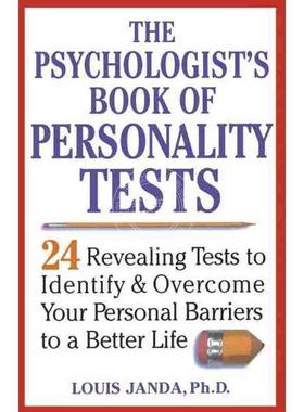 预售 按需印刷 心理学家人格测试集：24项揭示性测试旨在鉴定与克服你的个性障碍过上更好的生活The Psychologist'S Book Of Perso