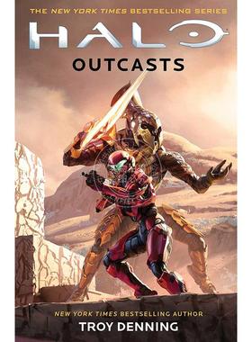 现货 光环 弃子 官方小说 英文原版 halo：outcasts
