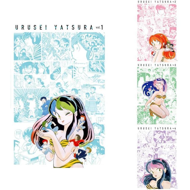 预售 进口日文 漫画 福星小子 うる星やつら復刻BOX 1-4卷 全4巻セット 高桥留美子
