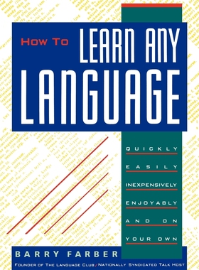 预售 按需印刷  How to Learn Any Language 如何学习任何语言  Barry Farber  英文原版