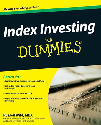 预售 按需印刷 Index Investing For Dummies 傻瓜投资指数  Russell Wild 英文原版