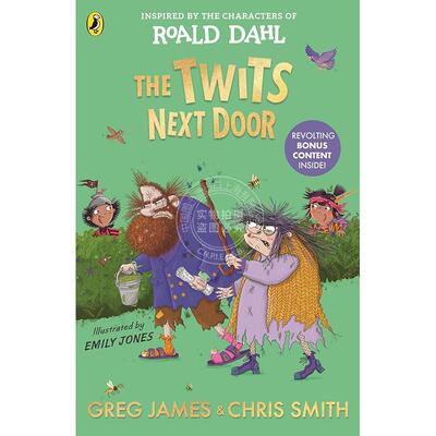 现货 隔壁的蠢特夫妇 Greg James 儿童读物 英文原版 The Twits Next Door 6-9岁