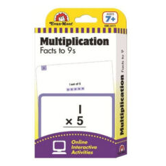 现货 正版 Flashcards: Multiplication Facts to 9s (Flashc