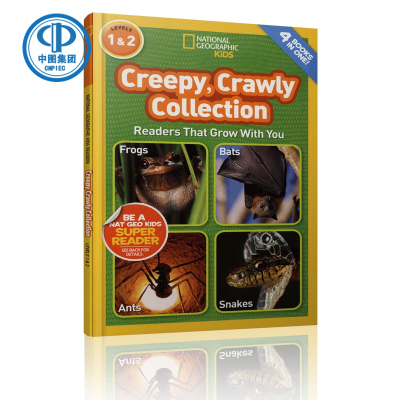 现货英文原版美国国家地理少儿版系列 National Geographic Readers: Creepy, Crawly Collection