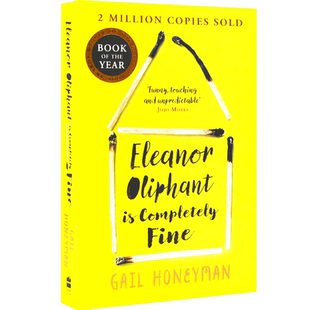 预售 英文原版 艾莉诺好极了:盖尔·霍尼曼 畅销小说 平装 Eleanor Oliphant is Completely Fine:Gail Honeyman