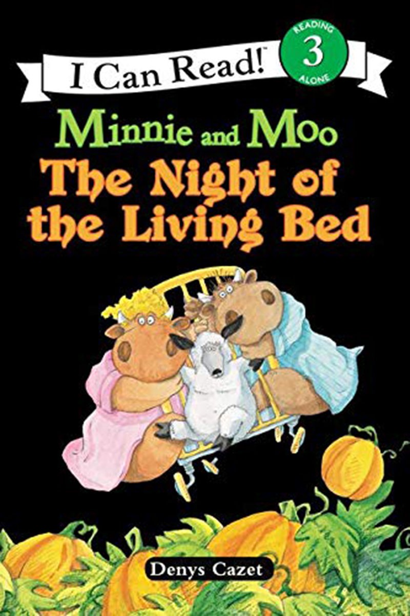 汪培珽 I Can Read系列 儿童绘本启蒙故事书 英文原版 Minnie and Moo: The Night of the Living Bed
