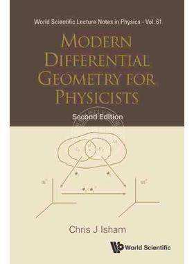 【预售 按需印刷】 《现代微分几何在物理学中的应用（第二版）》MODERN DIFFERENTIAL GEOMETRY FOR PHYSICISTS (2ND EDITION)