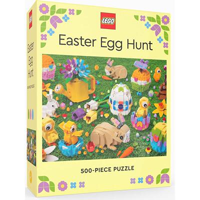 现货 乐高复活节寻蛋50片拼图 文创周边 英文原版 Lego Easter Egg Hunt 500Piece Puzzle