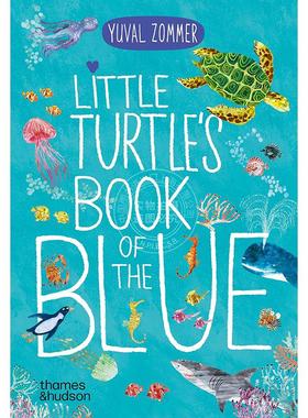 小海龟的蓝色之书 儿童科普绘本故事书 英文原版 Little Turtle's Book of the Blue 0-4岁