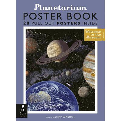 欢迎来到博物馆系列 天文馆海报集 儿童科普绘本 英文原版 Planetarium Poster Book 7+岁