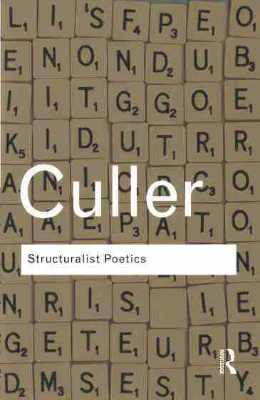 预售 按需印刷 Structuralist Poetics