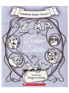 现货 英文原版Scholastic Junior Classics: Doctor Do-Little Bundled Set (Book with CD)学乐青少年经典：怪医杜立德（含CD）
