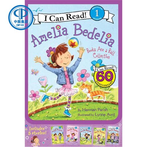现货 英文原版 糊涂女佣 Amelia Bedelia I Can Read Box Set #2: Book