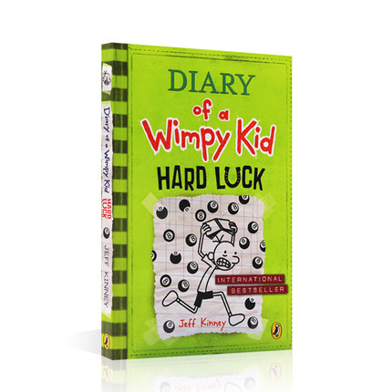 现货 原版包邮/小屁孩日记Diary of a Wimpy Kid8: Hard Luck英文原//