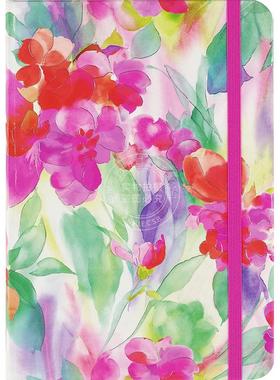 水彩花瓣 笔记本 日记本 文创周边 Peter Pauper Press 无酸纸 英文原版 Watercolor Petals Journal
