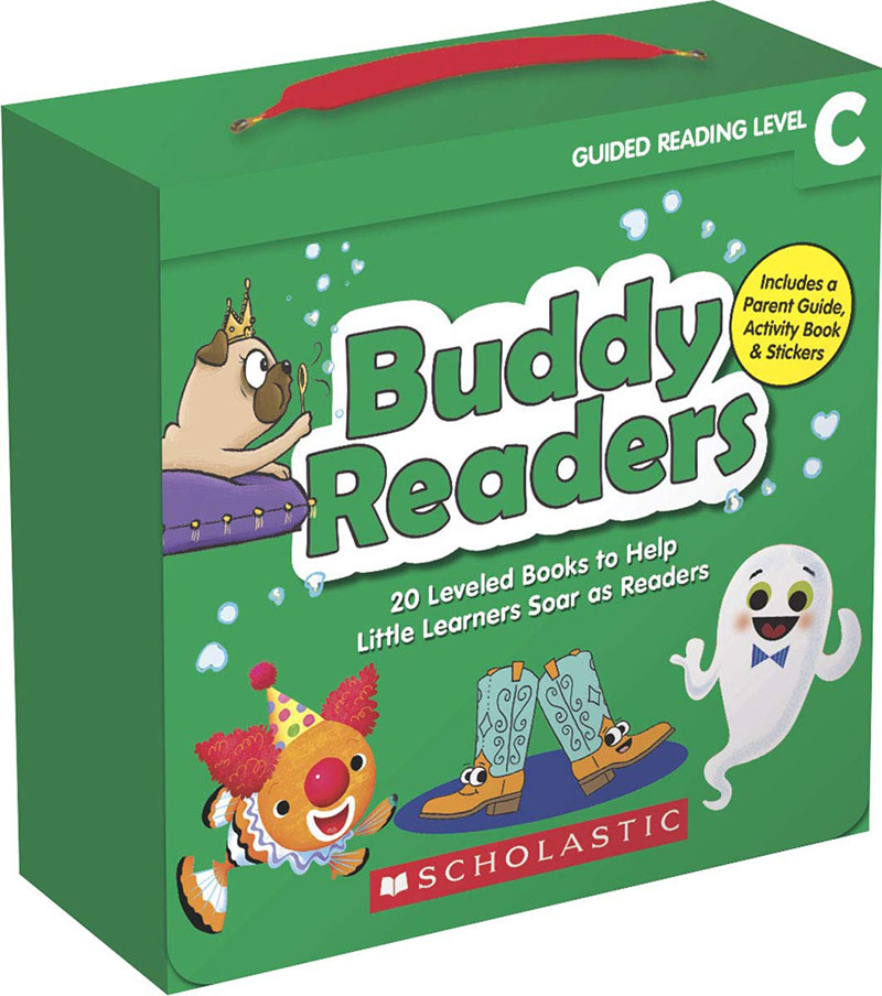 buddy readers: level c (parent pack) : 20 leveled books for