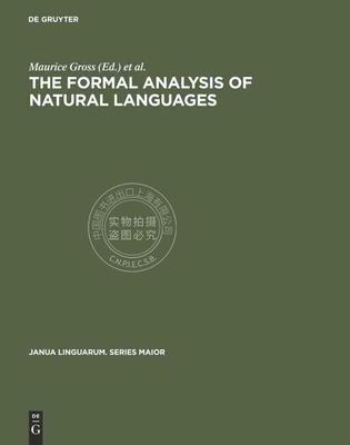 【预售 按需印刷】 The Formal Analysis of Natural Languages