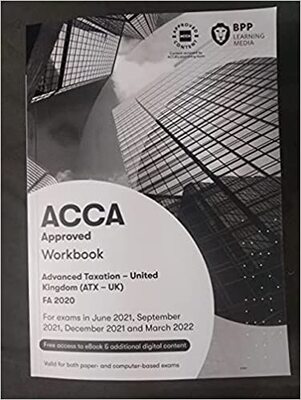 现货 ACCA Advanced Taxation FA 2020 (ATX-UK) Workbook  (对应P6)