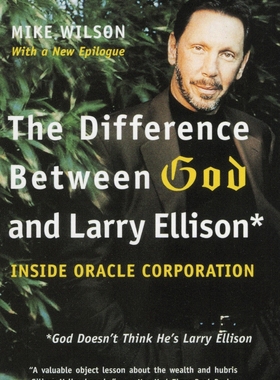 预售 按需印刷 The Difference Between God and Larry Ellison  *God Doesn't Think He's Larry Ellison 英文原版