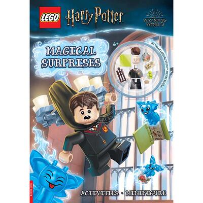 现货 乐高-哈利波特魔法惊喜（附纳威隆巴顿迷你人偶）活动与玩具书 游戏书 英文原版 LEGO Harry Potter Magical Surprises