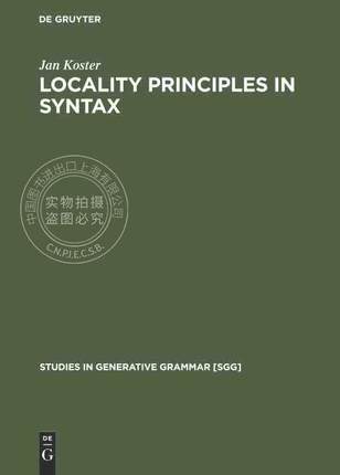 【预售 按需印刷】 Locality principles in syntax