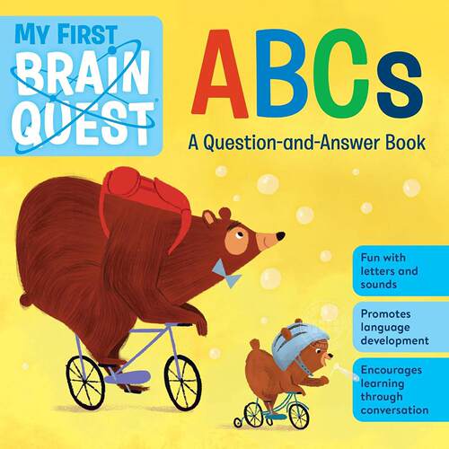 大脑任务字母ABC 儿童单词认知启蒙书 英文原版 My First Brain Quest ABCs 1-3岁