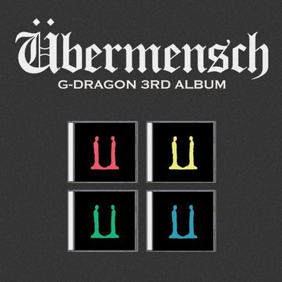 G-Dragon / 3rd Album [UBERMENSCH] Mini Jewel Ver.4色随机