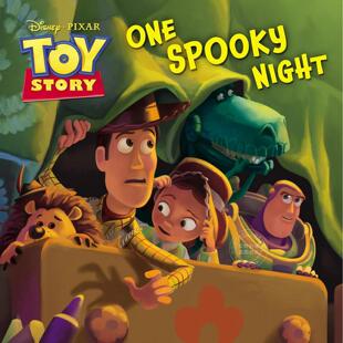 预售 一个诡异的夜晚 玩具总动员5动画电影周边书 儿童绘本故事 Disney and Pixar's Toy Story 英文原版 One Spooky Night 0-3岁