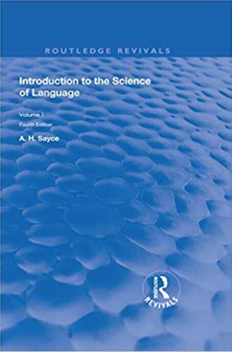 预售 按需印刷 Introduction to the Science of Language