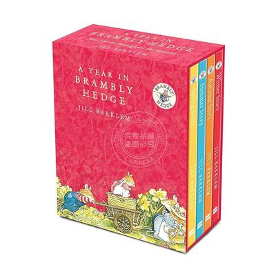 野蔷薇村的故事集 英文原版 A Year in Brambly Hedge 巴克莲 亲子阅读 盒装