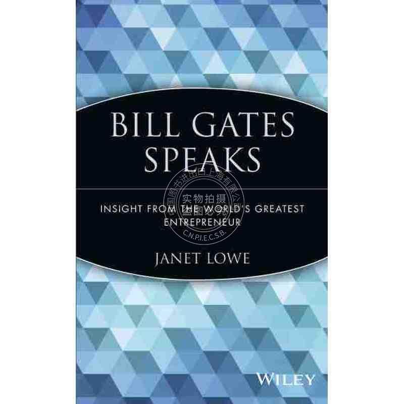 预售 按需印刷比尔·盖茨演讲:来自全球最伟大企业家的见解Bill Gates Speaks: Insight From The World'S Greatest Entrepreneur