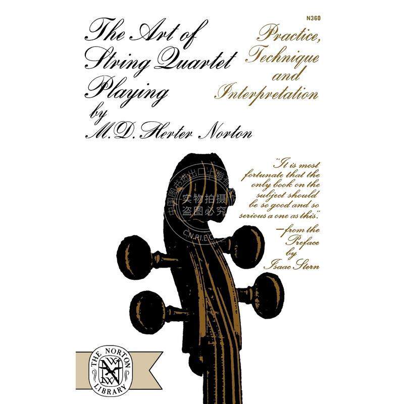 预售 按需印刷  The Art of String Quartet Playing