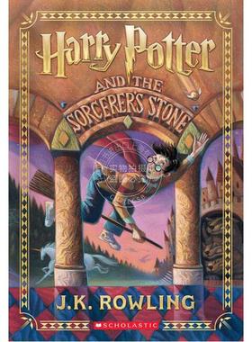 现货 哈利波特与魔法石 学乐出版社新版 英文原版 Harry Potter and the Sorcerer's Stone Scholastic JK罗琳