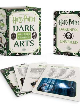 现货 哈利波特黑暗艺术迷你卡牌和指南手册 周边书 英文原版 Harry Potter Dark Arts Mini Deck and Guidebook